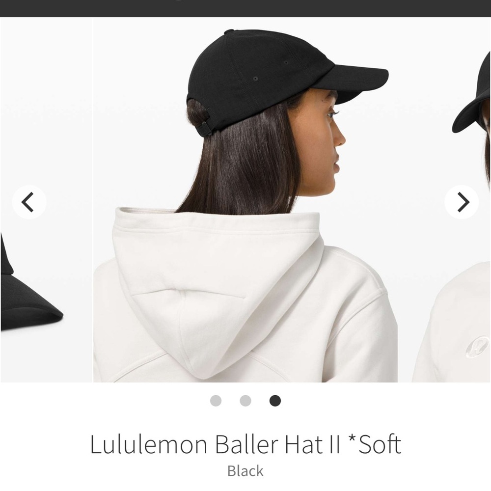 Lululemon Baller Hat II *Soft Black - Picture 7 of 7